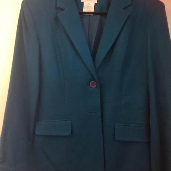 Blue Blazer size 8P Petite - Picture 7 of 8
